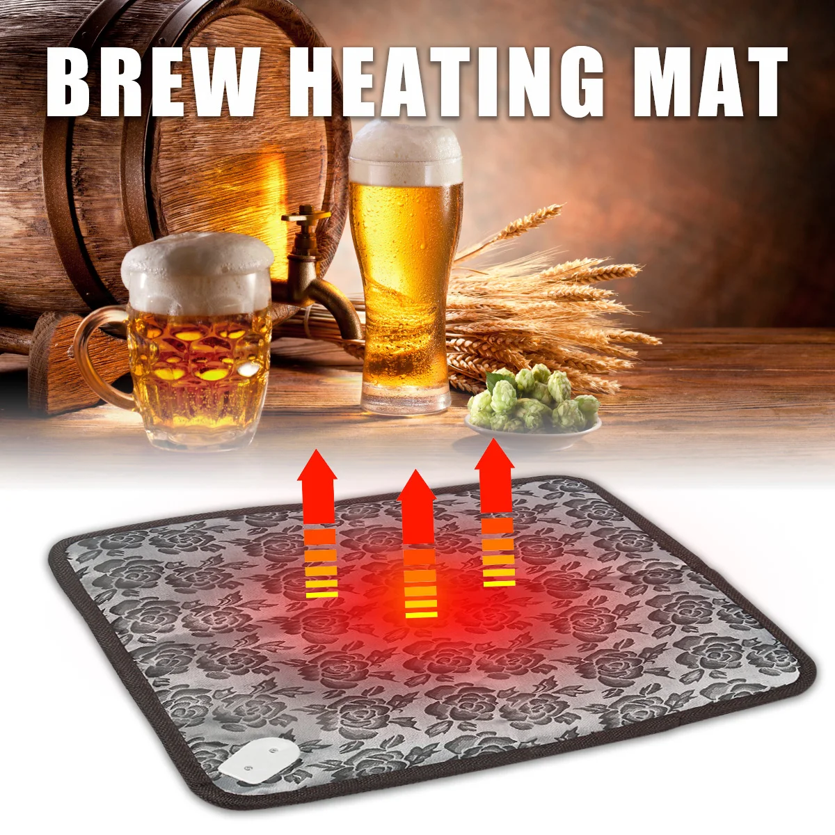 Günstige Wasserdicht Hause Brauen Heizung Heizung Matte Pad Wein Bier Geist Gärung Eimer Fass Pet Wärmer Hund Katze Elektrische Decke Carpe