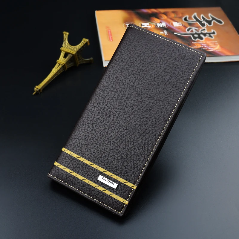 Многофункциональный мужской кошелек Marca hombres del designer larga Monederos dinero masculino Pochette