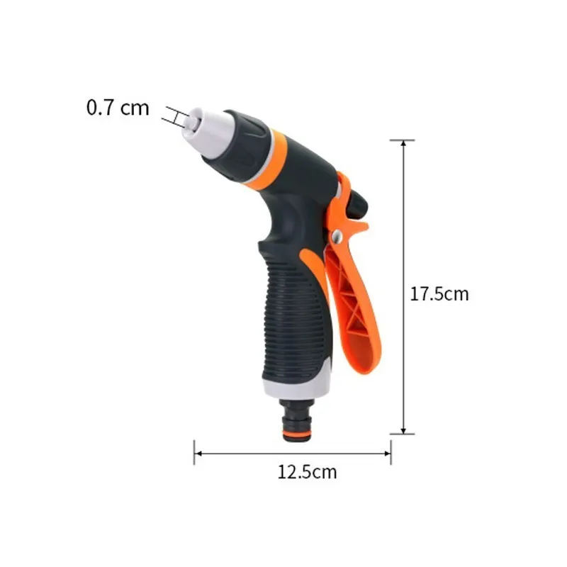 Spray Lawn Watering Multi-function Car Wash High Pressure Durable Hand-held Hose Sprinkle Water Nozzle Garden Irrigation system