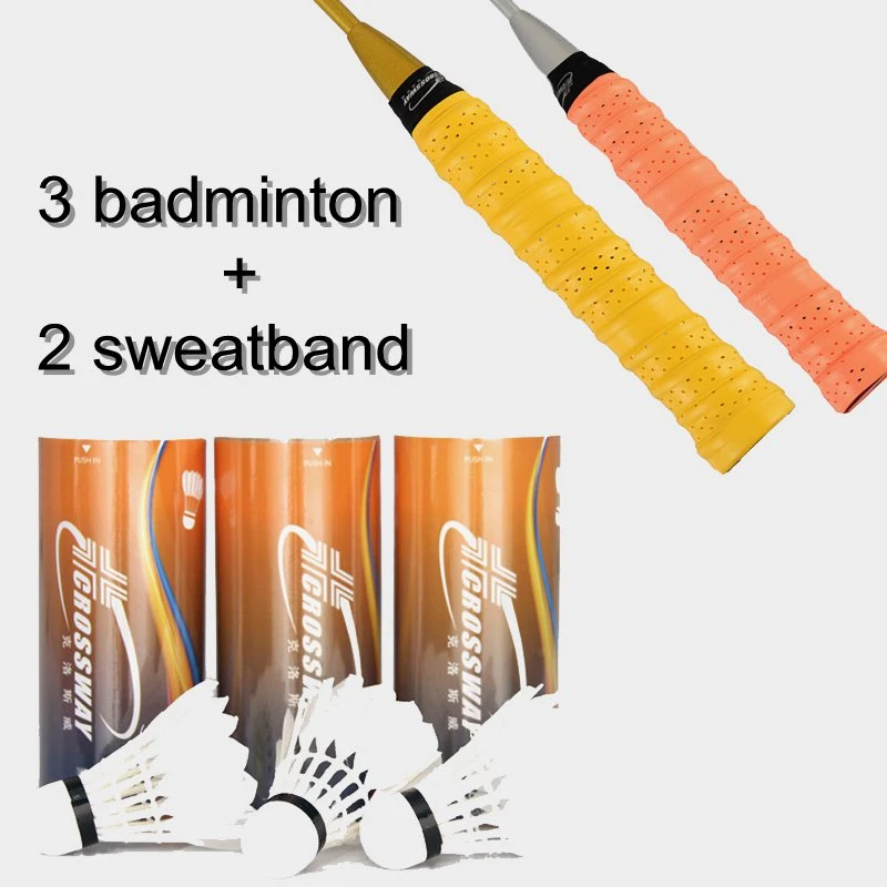 CROSSWAY Luar Pelatihan 3 pcs Bulutangkis Portabel Led Praktis Aeroplane Shuttlecock Badminton Shuttlecock Kelas Gratis Pengiriman