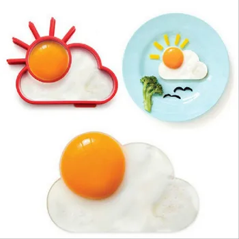 

New Silicone Fried Egg Pancake Ring Omelette Fried Egg Round Shaper Eggs Mould for Cooking Breakfast Frying Pan Oven Kitchen