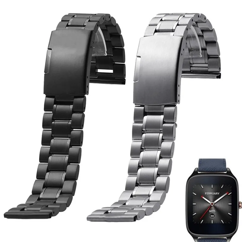Fabulous hot Stainless Steel Quick Release Watch Band Strap for ASUS ZenWatch 2 WI501Q drop shipping