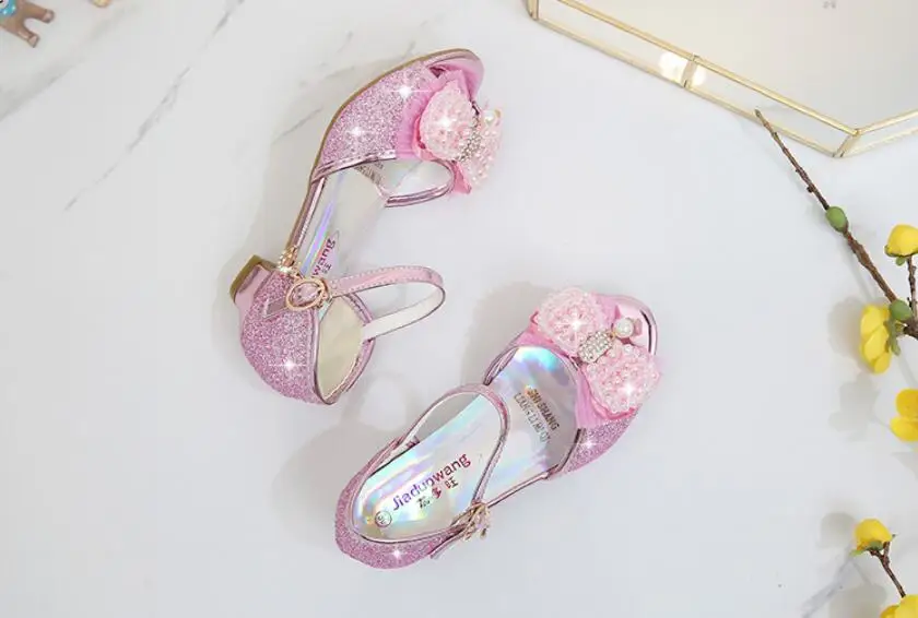 Pearl Rhinestone Princess shoes-28
