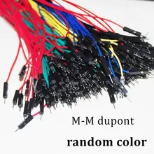 50 шт. Dupont провод кабель «Папа-папа» пакет Arduin M-M 1 P-1 P разноцветный свитер DIY Kit 20 см Dupont проволочные перемычки цвет 2,54 мм
