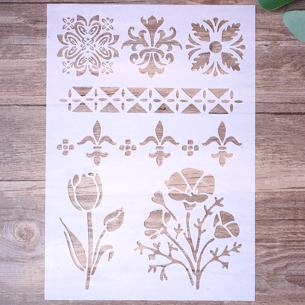 

DIY Craft Layering Stencils For Walls Painting Scrapbooking Stamping Stamp Album Decorative Embossing Paper Card