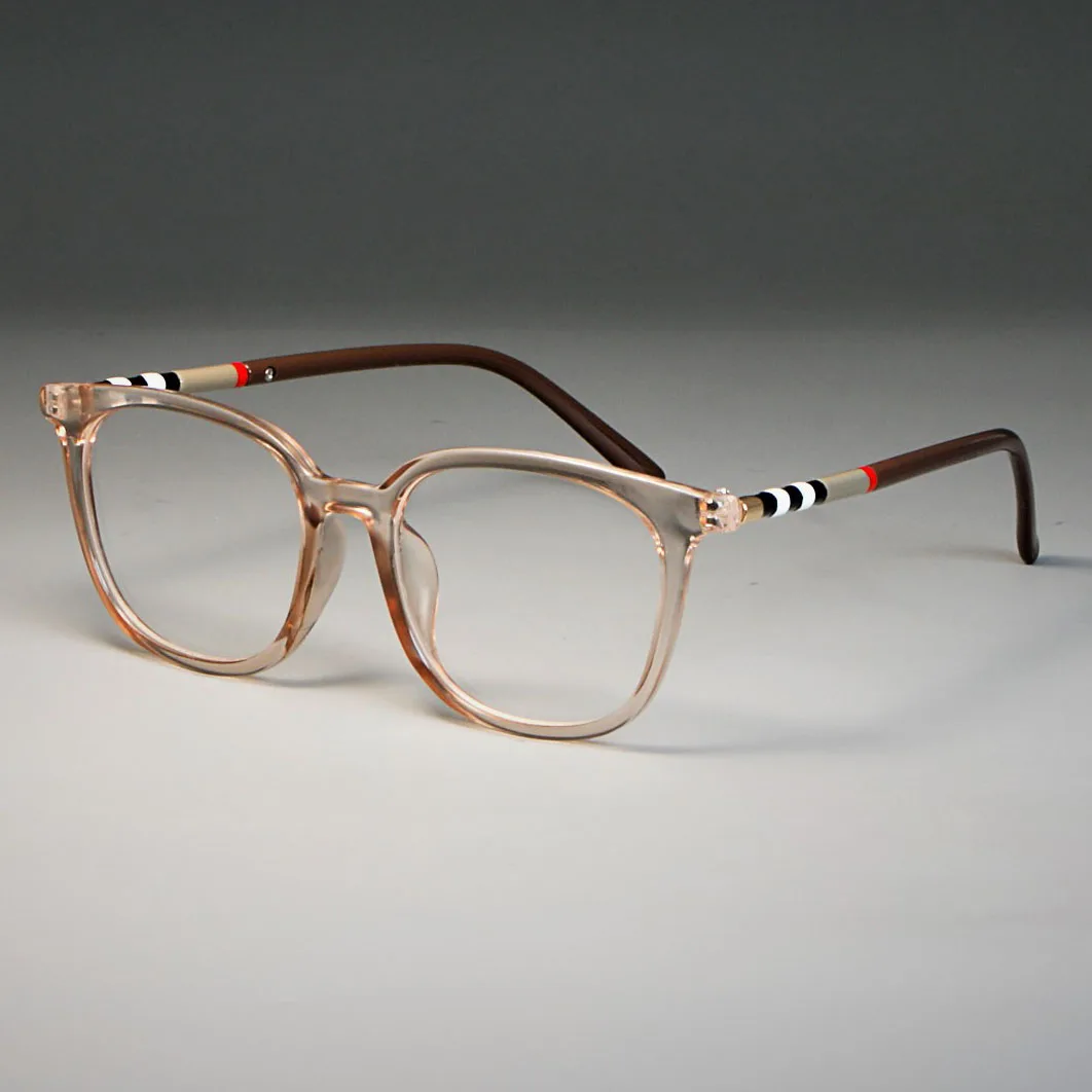TR90 женские очки кошачий глаз оправа мужские роскошные стильные оптические модные компьютерные очки 47892 - Цвет оправы: C5 tea clear