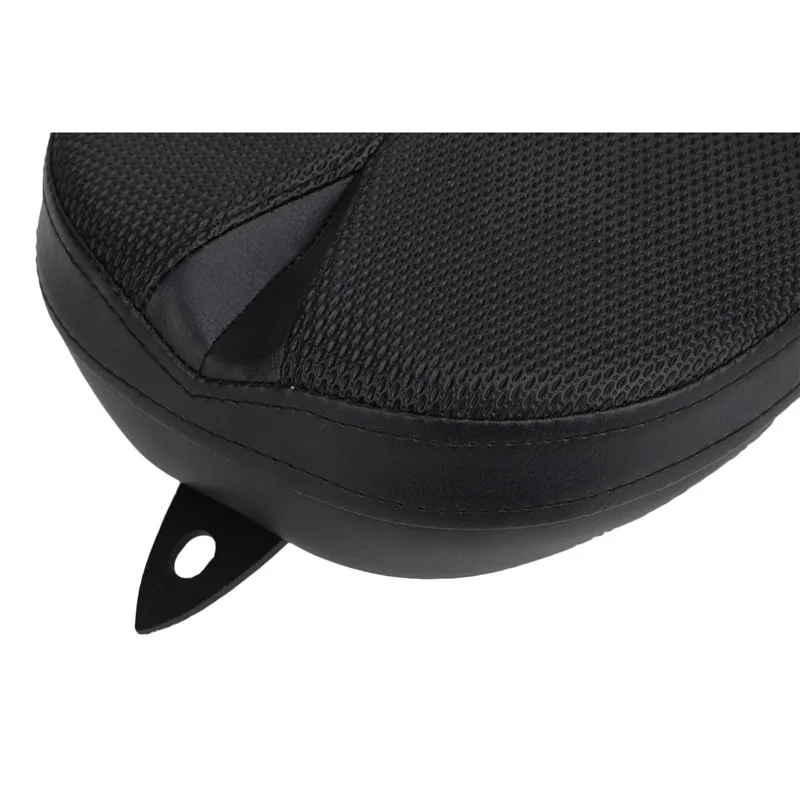 Motorcycle Passenger Rear Solo Seat Cushion Pad For Victory Octane 2017 Leather Saddle Pad Black Motorbike Accessory WISENGEAR (17)
