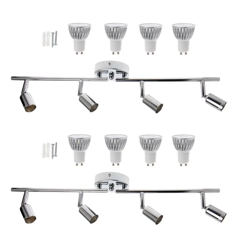 

12W Indoor Ceiling Spotlight 4 Lights Modern Decoration Lamps GU10 Rotatable