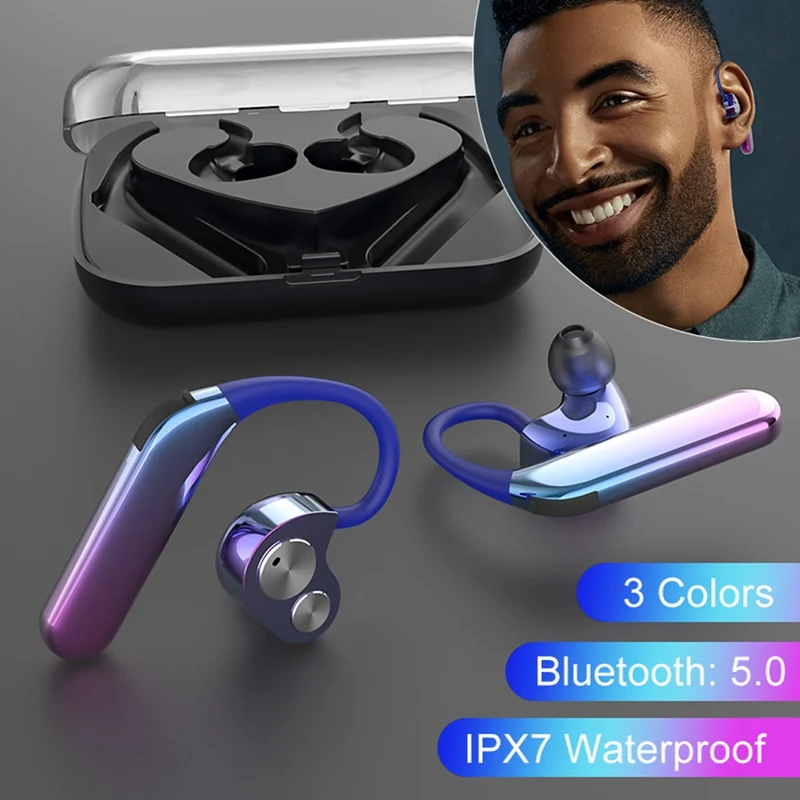 

Aurora Twilight Bluetooth 5.0 Earphones Gaming Headset Dual Dynamics 4-Core High Analysis 4D Sound Gaming Headphones With Mic