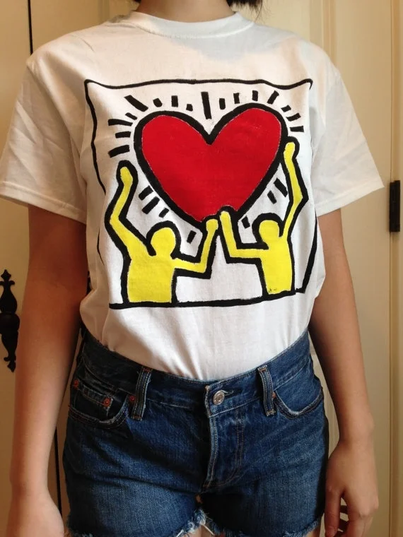 кит харинг футболка