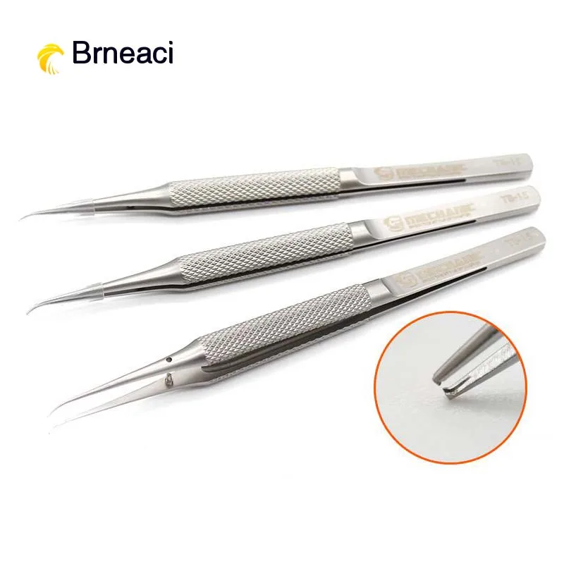 

Brneaci Mobile Phone Repair Tools Precision Tweezers Set Phone Motherboard Fly Line Repair Industrial Microscope Tweezers