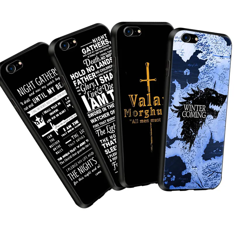 

For Huawei P20 Pro Cases Game of Thrones Night Gather Quotes Soft TPU Silicone Case For Huawei P Smart P10 P20 Lite Cover