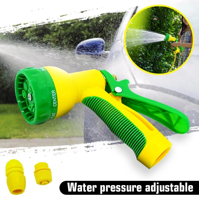 Multi-function High Pressure Car Wash Cleaning Garden Water Guns Sprayers Handheld Watering Lawn Sprinkle Tools with 2 Nozzle