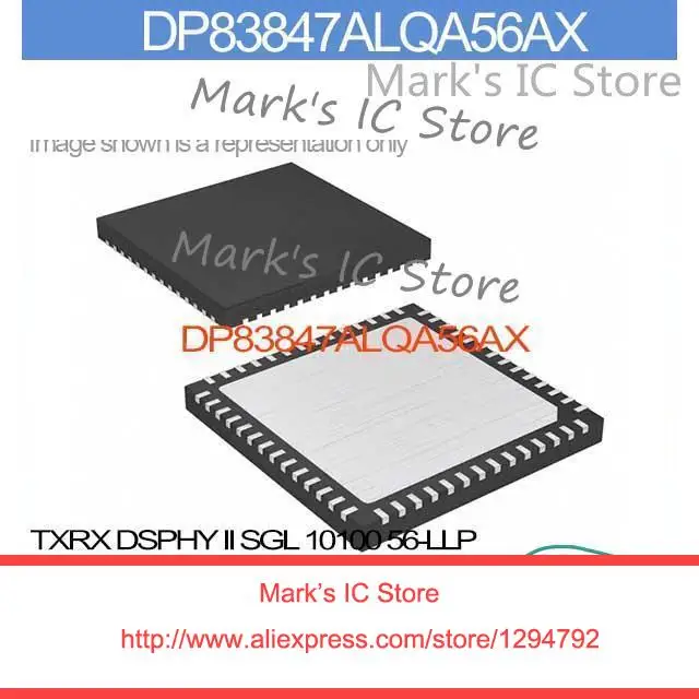 DP83847ALQA56AX TXRX DSPHY II SGL 10100 56-LLP DP83847ALQA5 83847AL DP83847AL 83847ALQ DP83847A 83847ALQA | Электронные