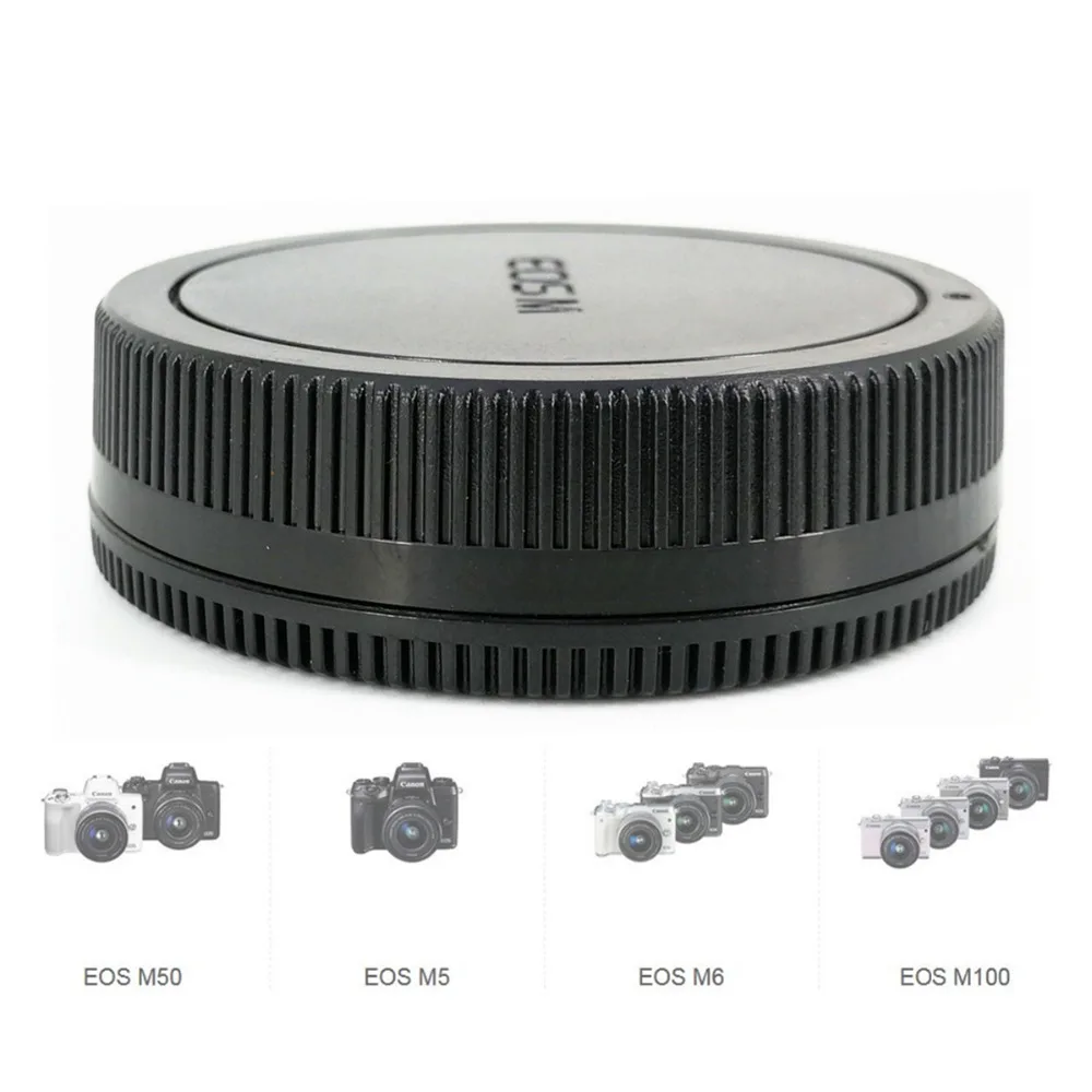 Camera Body and Rear Lens caps,Compatible with for Canon EOS M100 M50 M10 M6 M5 M3 M M6 Mark II 