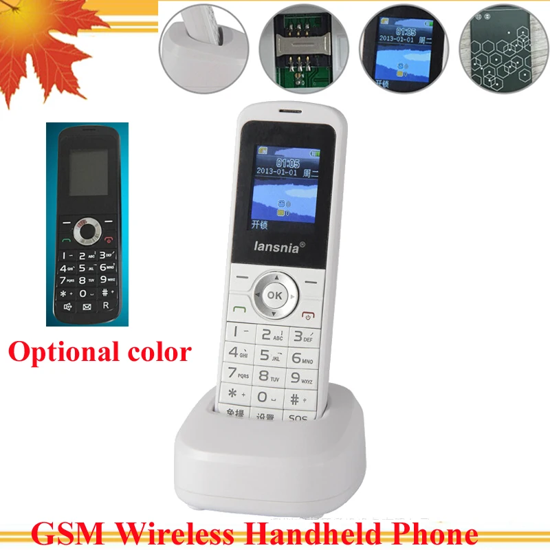 Russian English GSM Cordless Support SIM Card Wireless Phone With SMS