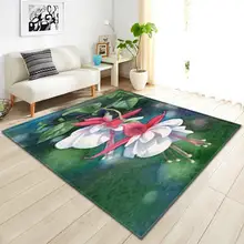 Пейзаж цветок 3D печать ковер для гостиной спальни коврик современный коврик для детских игр нескользящий моющийся коврик Домашний декор