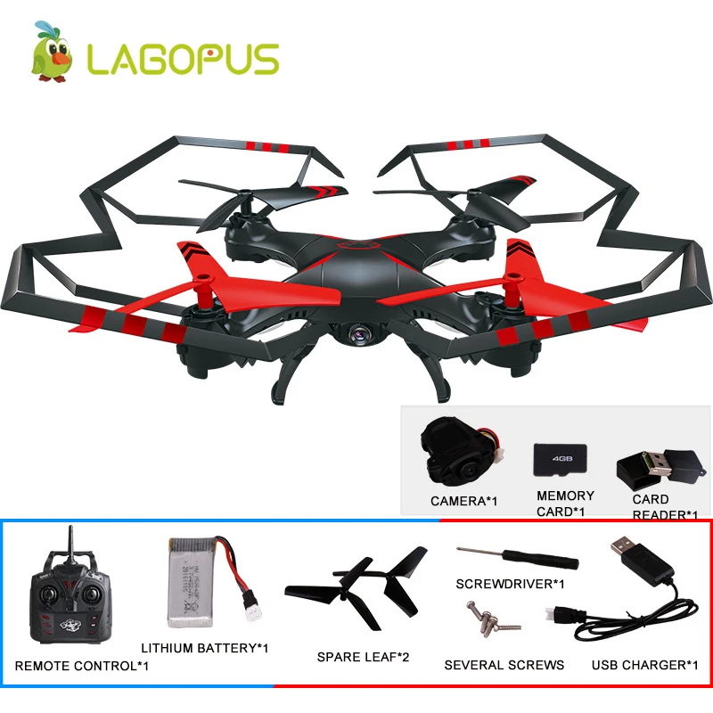 

Lagopus Foldable Drone with 2 MP HD Camera Remote Control Helicopter Smart Quadrocopter Drone Aircraft Dron