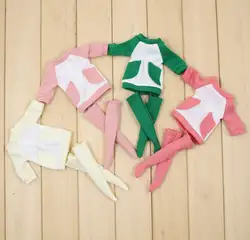 Бесплатная доставка Для Блит кукла ледяной licca зеленый желтый розовый красный свитер чулок игрушка в подарок 1/6 30 см