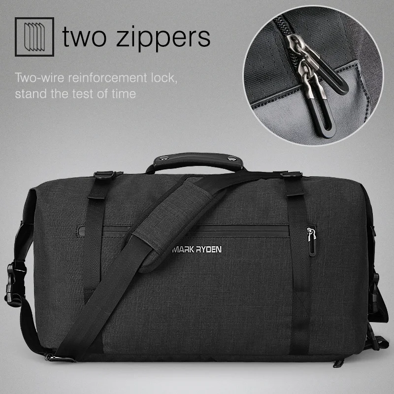 MARK RYDEN New Travel Luggage Bags High Capacity Bag Water Resistant Men Bag for Trip Two Colors Available Big Space Bag Travel