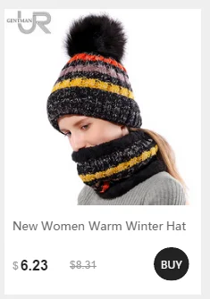 Новая женская теплая шапка с кроличьим мехом, зимние шапки для женщин, женская шапка с меховой подкладкой, шерстяная Модная вязаная шапка