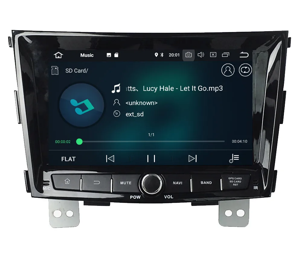 Top KLYDE 8" 4G WIFI Octa Core Android 8.0 4GB RAM 32GB ROM BT Car DVD Multimedia Player Radio GPS For SsangYong Tivolan 2014-2016 4