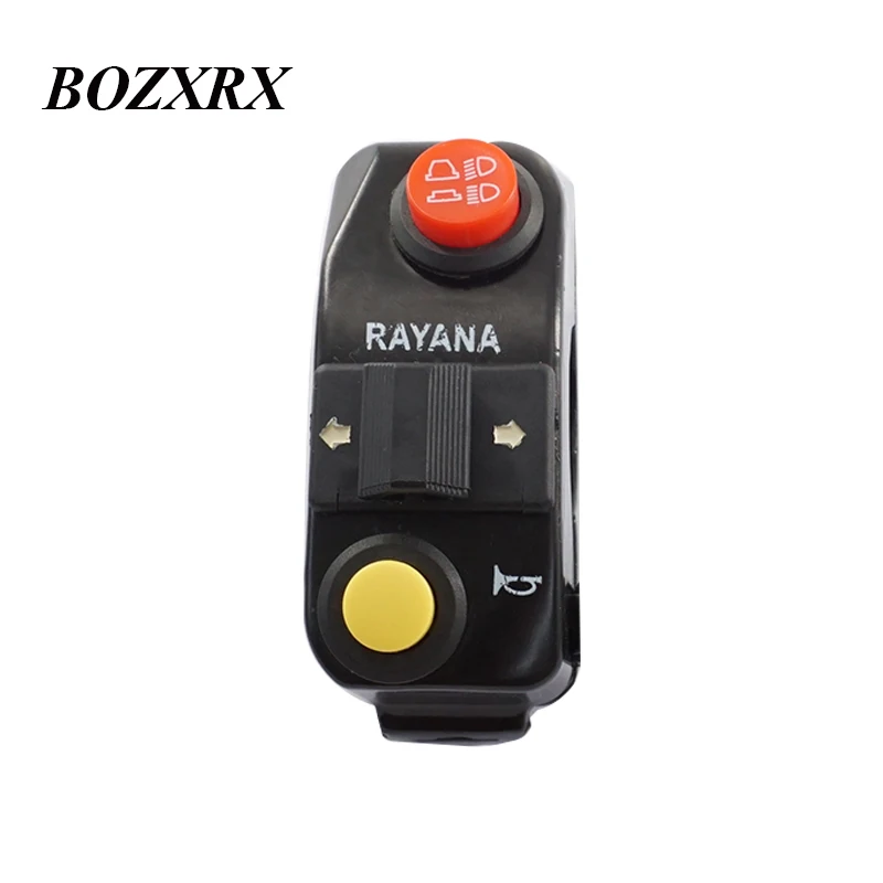 BOZXRX Motorcycle Multi function Switch Universal Headlights Turn