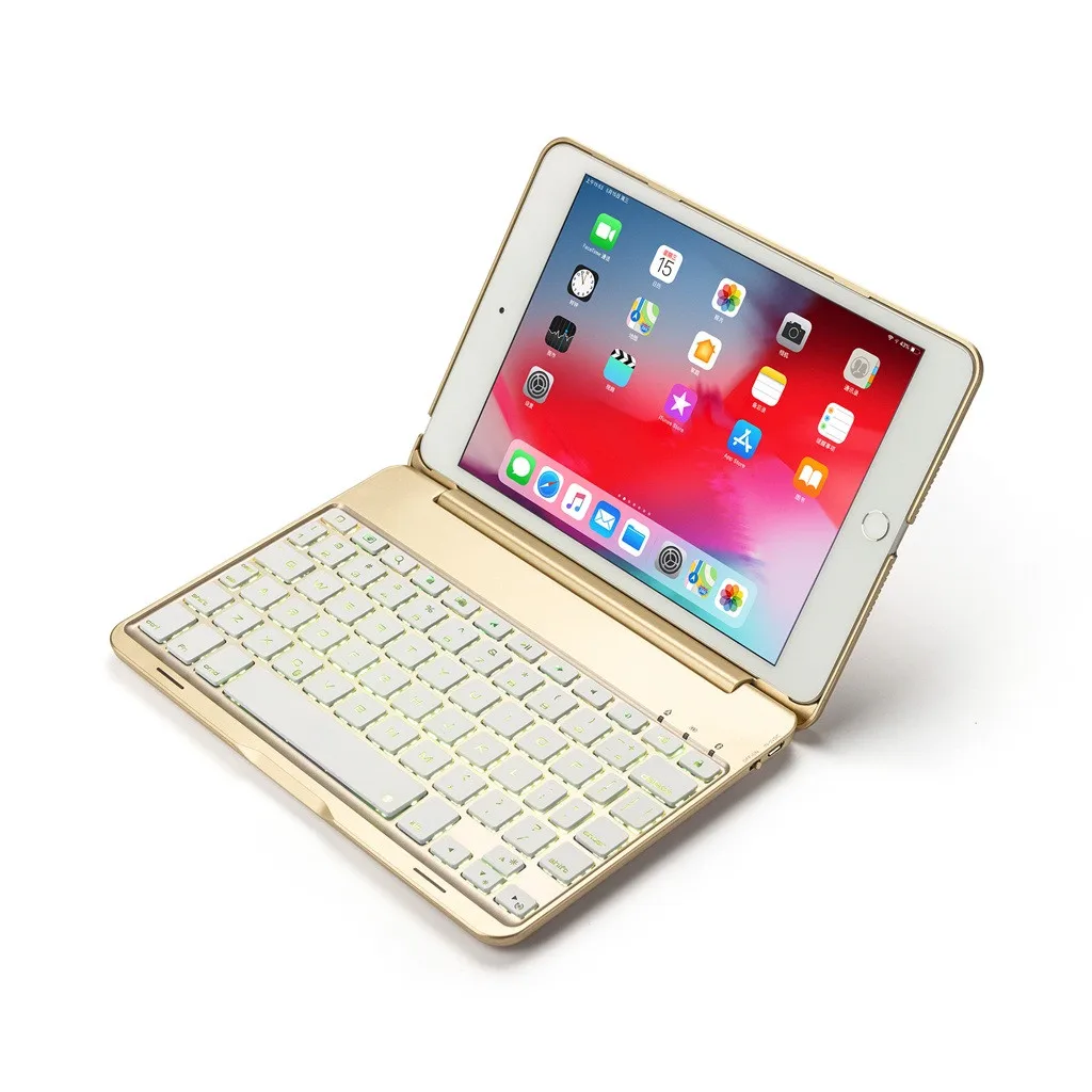 

VOBERRY Folding Keyboard Wireless For IPad Mini 5/4 7.9 Case Wireless Bluetooth Backlight Keyboard Cover Keyboard Ipad Mini #2