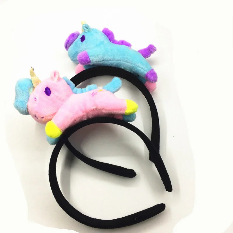 1 pc cute Creative Unicorn Kids Girls Headband Unicorn Head wear Photo