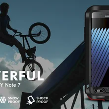 Любовь Мэй чехол для Samsung Galaxy Note 7 Шок Грязь Доказательство водостойкий металлический Панцири чехол для Samsung Примечание 7R