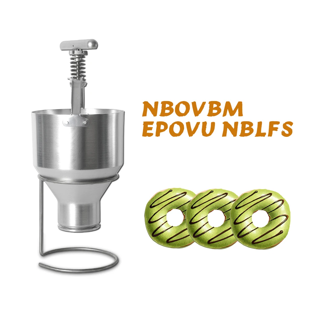 ITOP 2.5L Donut Maker Stainless Steel Waffle Dispenser Donut Mould Snack Machine Adjustment Size Food Processor