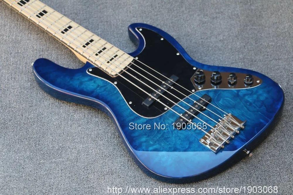 

Classical vintage 5 string electric F bass guitar,Alder material body bass,black inlay,Wholesales