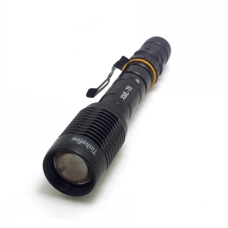 Tinhofire ZOOM 5 режимный 1600 люмен CREE XM L T6 светодиодный фонарик масштабируемый