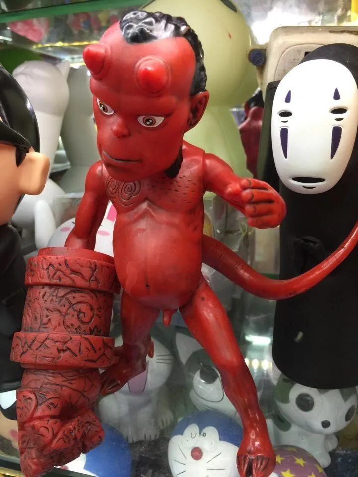 

NECA 7inch H20cm Hellboy comic version new box HELLBABY ANIMATED Model toy