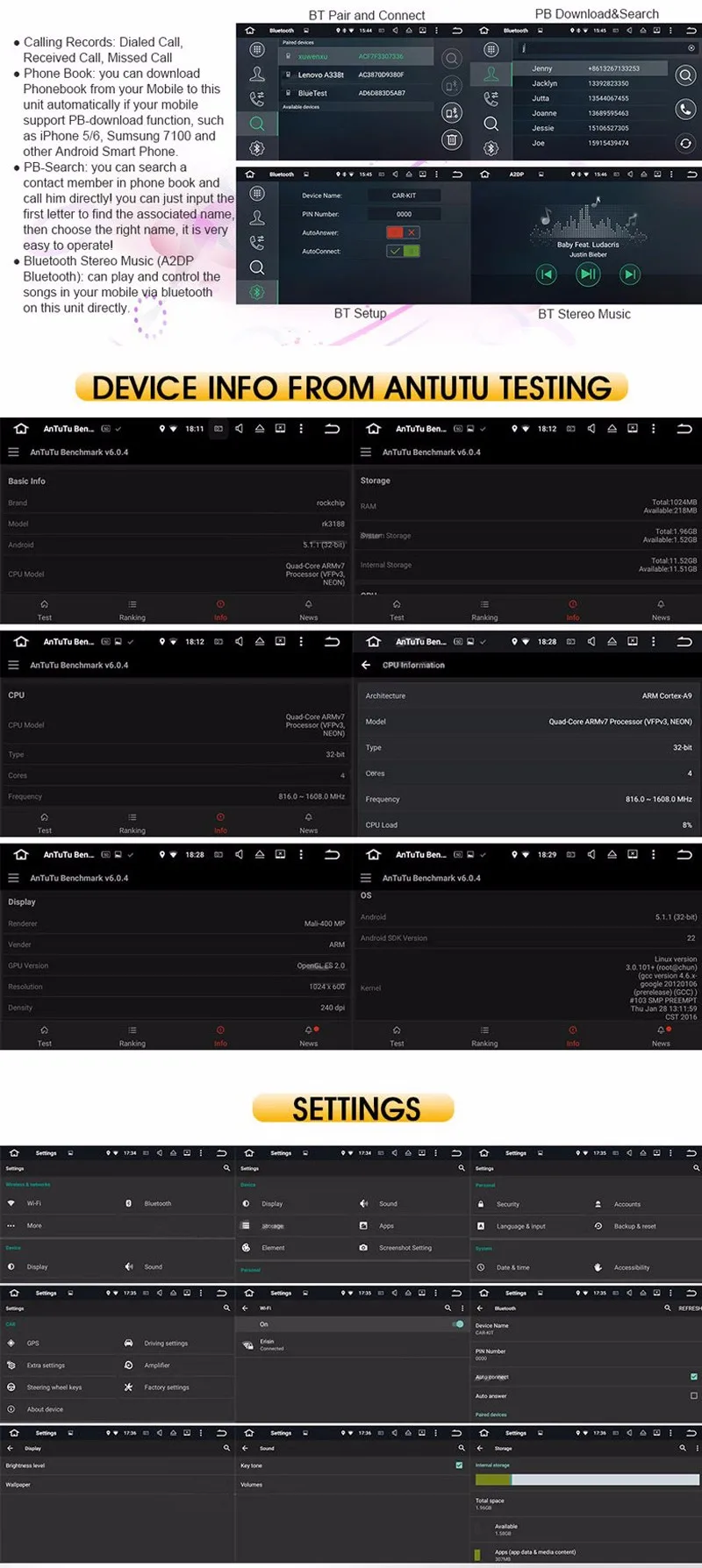 Excellent Quad Core Android 5.1 1024*600 Capacitive Screen Car Stereo for Vauxhall Opel Astra H G Vectra Antara Zafira Corsa DVD GPS Navi 7 Excellent Quad Core Android 5.1 1024*600 Capacitive Screen Car Stereo for Vauxhall Opel Astra H G Vectra Antara Zafira Corsa DVD GPS Navi 7
