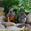 2pcs Resin House Cottage Diy figurine Micro Landscape fish tank home decor miniature fairy garden decoration accessories modern ► Photo 2/6