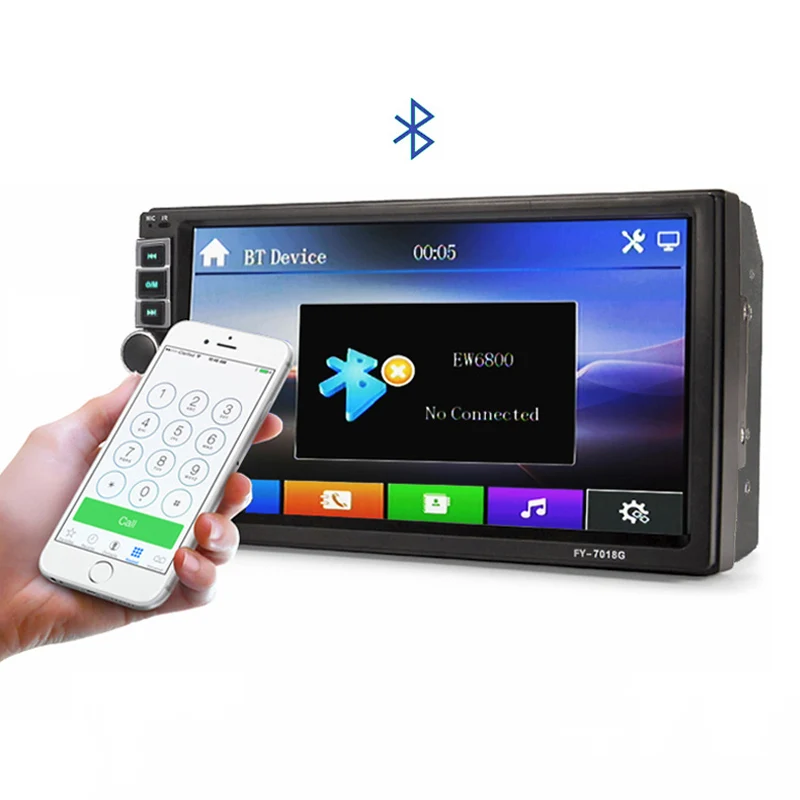 Автомобильный мультимедийный плеер 2 din GPS навигация Bluetooth радио AUX mp3 MP4 MP5 стерео
