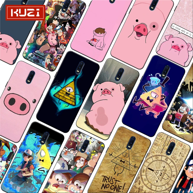 

Gravity Falls pig Cartoon Anime Pink Cute Soft Silicone Phone Case for oneplus one plus 7 pro 7 6 6t 5t