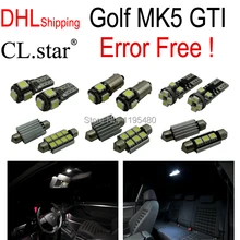 14 шт. отличные canbus для Volkswagen VW Golf 5 MK5 GTI Кролик LED внутренних свет комплект упаковки (2006-2009)