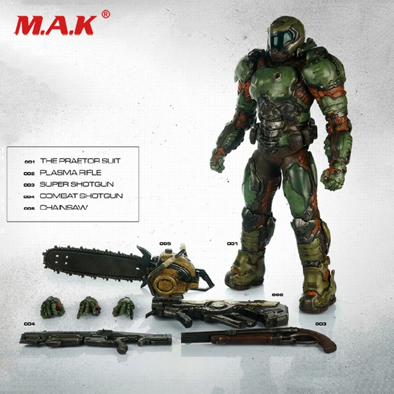 

For Collection 1/6 Scale Destroyer Marine Corps Warrior DOOM MARINE Action Figure doll full set doll toys for Christmas Gift