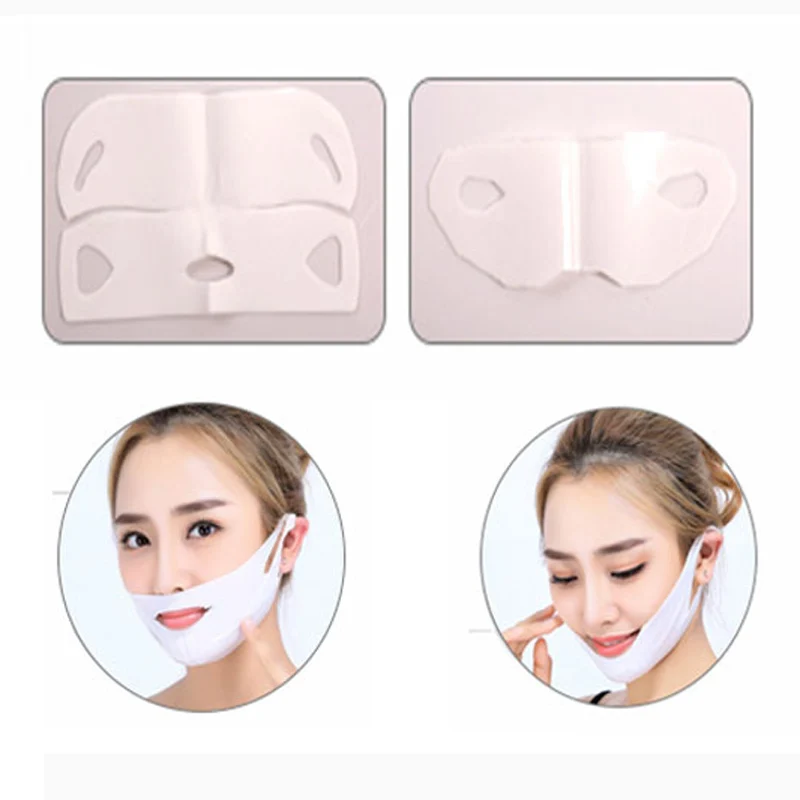 4D Double Slim V Face Mask Hanging Ear Face Paste Hydrogel Face Mask Lifting Firming Thin Masseter Double Chin Masks Skin Care 4D Double Slim V Face Mask Hanging Ear Face Paste Hydrogel Face Mask Lifting Firming Thin Masseter Double Chin Masks Skin Care