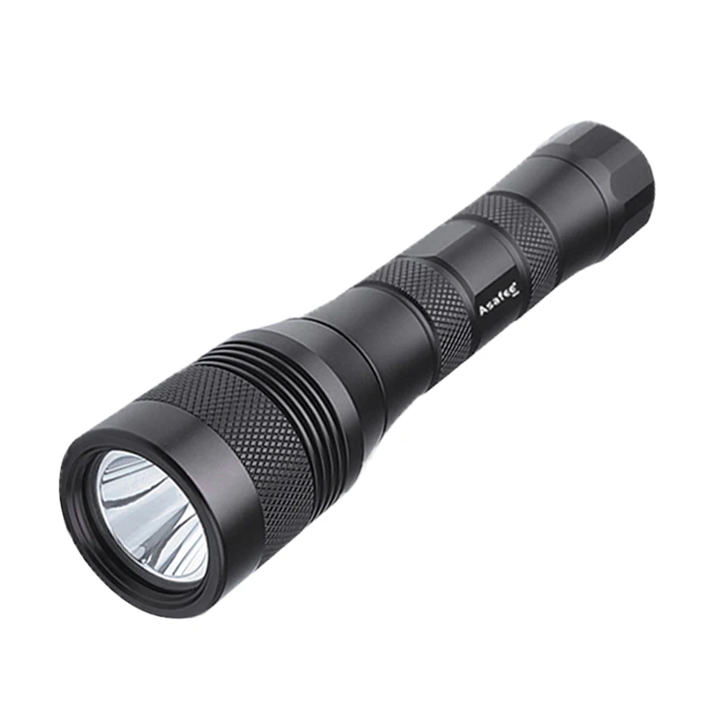 

Asafee DIV01 Cree L2 powerful rechargeable LED Diving Flashlight 18650 Torch Underwater 150M XM L2 spearfishing led diving lamp