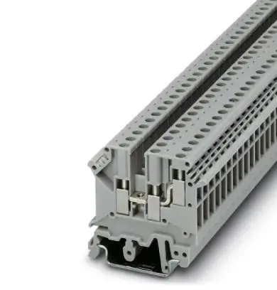 

50PCS UK5-TWIN UK5RD 4mm2 DIN Rail Screw Clamp Fuse Terminal Blocks Connector