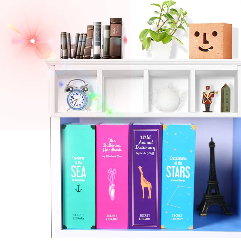 New Listing18x11.5x5.5cm Key Lock Hidden Safe Box Strongbox Steel Simulation Book Home Office Money Phone Safe Storage Money Box