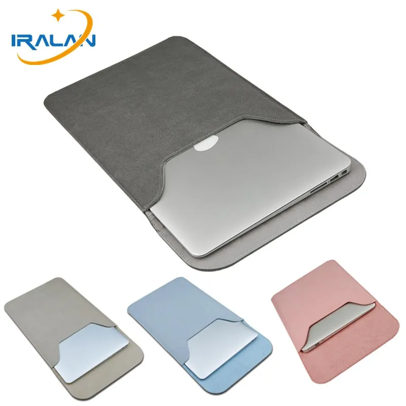 

PU leather mousepad anti dust Sleeve Magnetic Notebook bag 15.4 13.3 for Macbook pro 15 case air Retina 11 12 13 Laptop cover