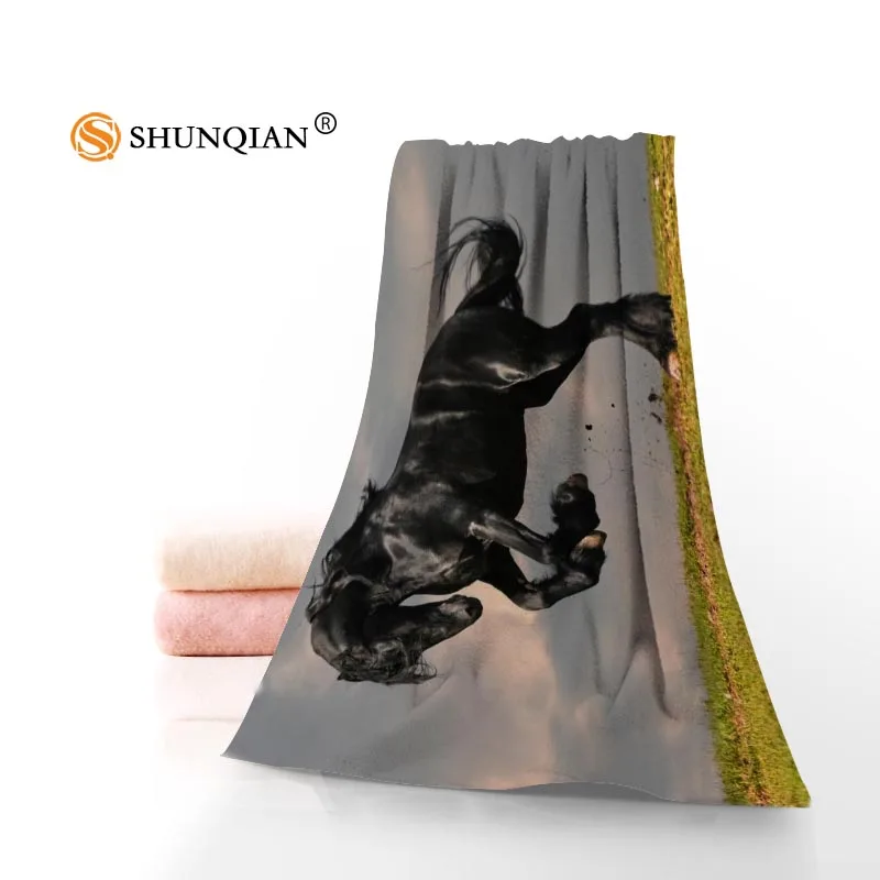 Изготовленное на заказ лошадиное полотенце 35x75 см 70x140 см s facmarleth Банное Полотенце бамбуковое волокно полотенце быстросохнущее спортивное полотенце