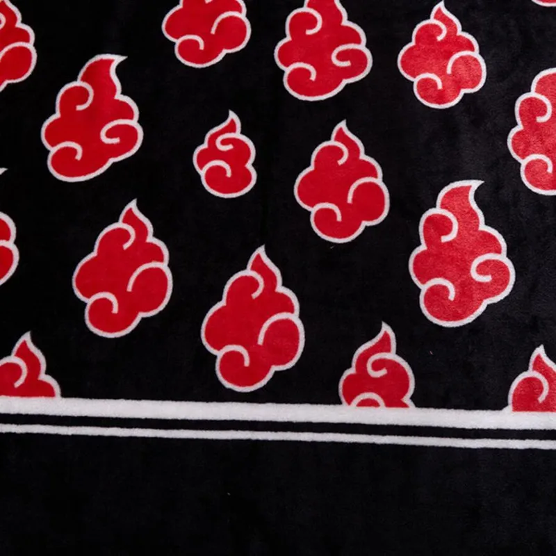 Аниме Наруто Акацуки одеяло s Мягкий теплый коралловый флис плед ковер плюшевый 120x150 см