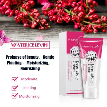 

Water Ice Levin Painless Depilatory Cream Legs Depilation Cream Hair Armpit Hair Removal Cream For Women&Men Wax