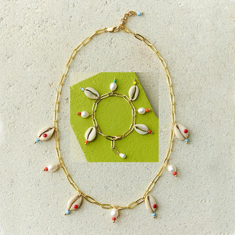 Богемный натуральный Каури ракушками браслет pendientes pulsera mujer стеклянный бисер