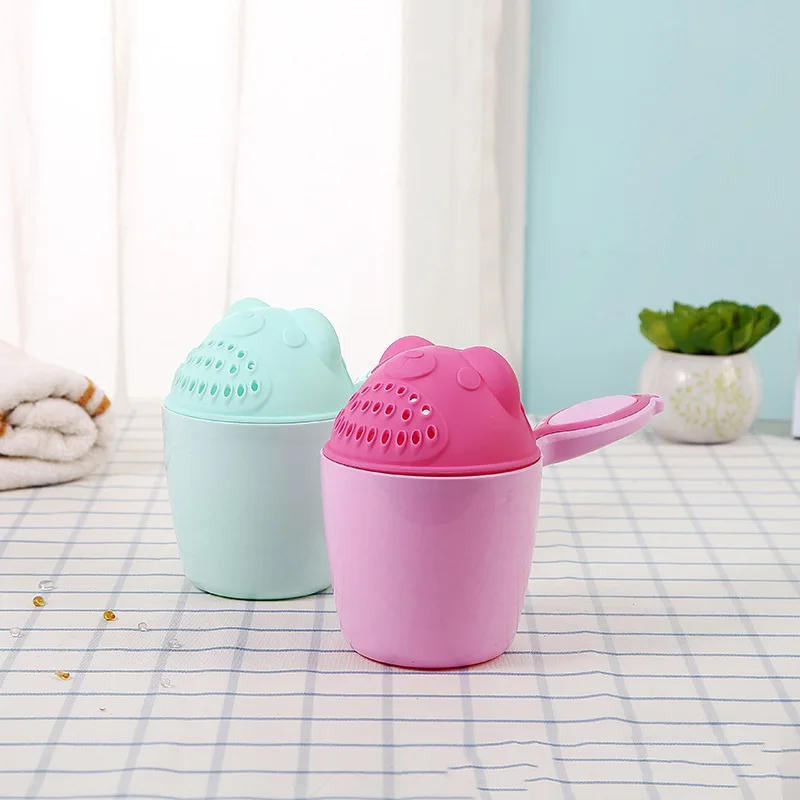 MOTOHOOD Cartoon Baby Shampoo Cup Shower Water Spoon Infant Children Wash Hair Head Cup Kid Bathing Beach Toy For Kids  (8)
